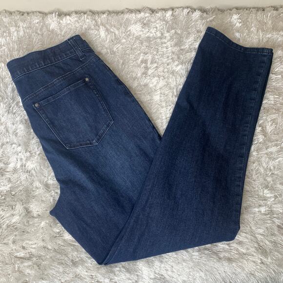Chico's Fabulously Slimming Jeans Slim Cut Sz 1 Regular Medium Sz 8 - Picture 1 of 7